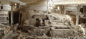 Akrotiri excavation site