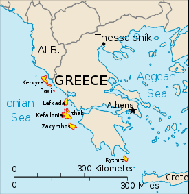 the Ionian Islands